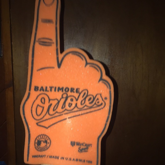 NWOT MLB Orioles Foam Finger - Picture 3 of 7